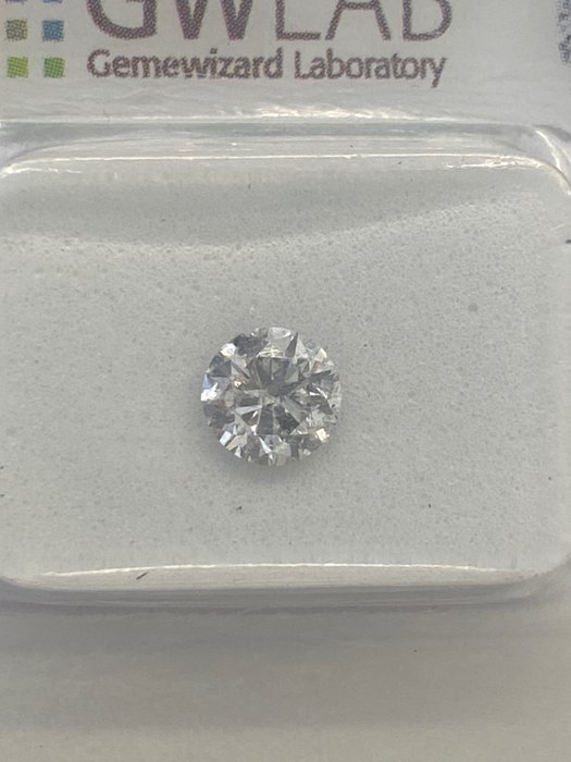 1 pcs 鑽石 - 0.70 ct - 圓形, 明亮型 - D (無色) - I1