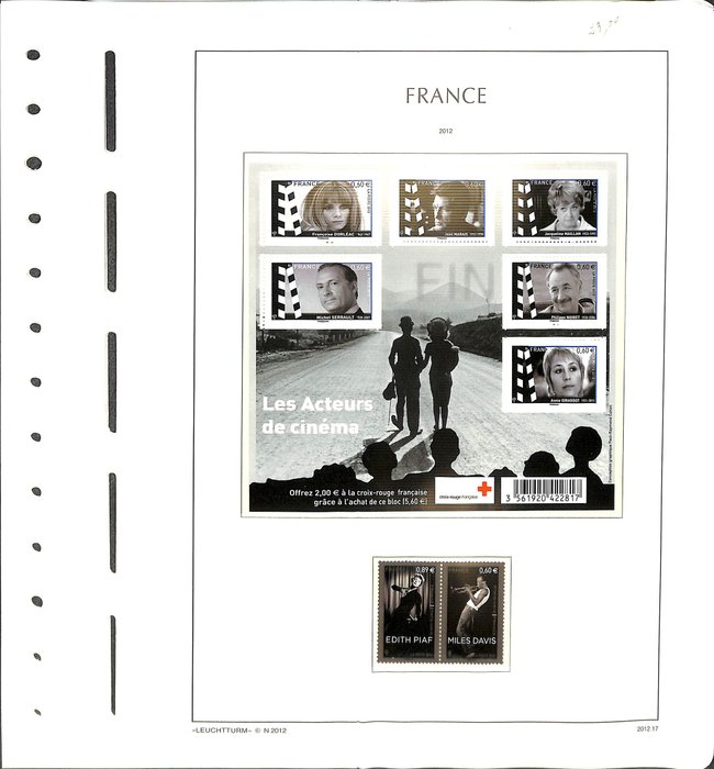 Frankrike 2011/2013 - Fin samling i Leuchtturm album - Se de 81 bilderna