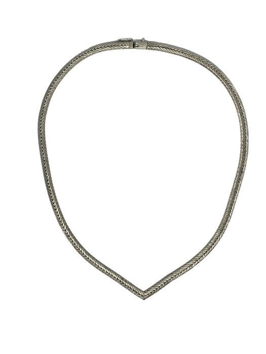 Halskette - 18 kt Weißgold 