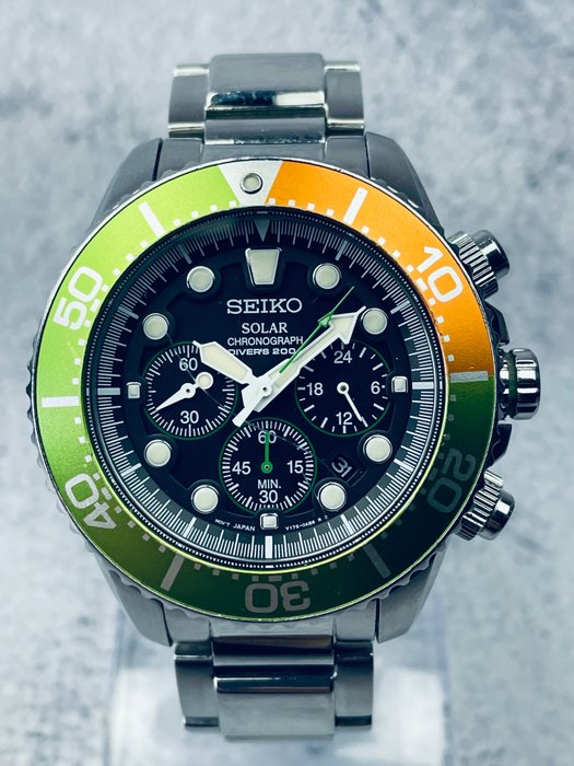 Seiko - Solar Chronograph Diver - Bez ceny minimalnej
 - V157-0AD0 - Mężczyzna - 2011-obecnie