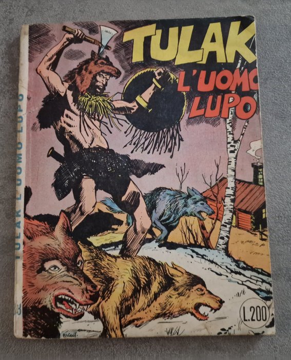 Zenit gigante n. 33 - "Tulak l'uomo lupo" - 1 Comic - Ensipainos - 1963