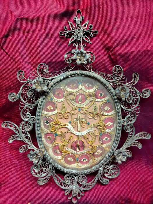 聖物匣 - 銀色金屬 - 1800-1850