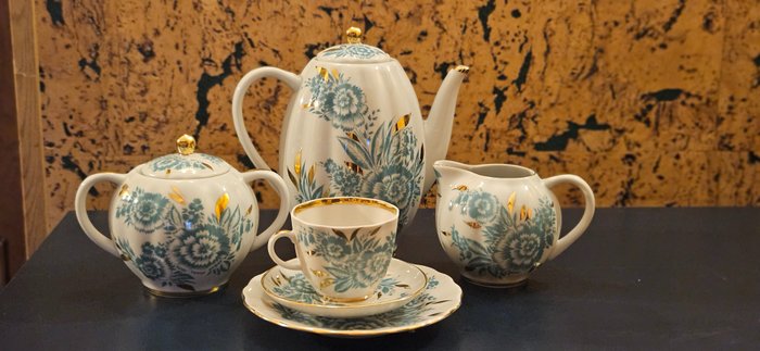 Lomonosov Imperial Porcelain Factory - 咖啡杯具組 (6) - 瓷器
