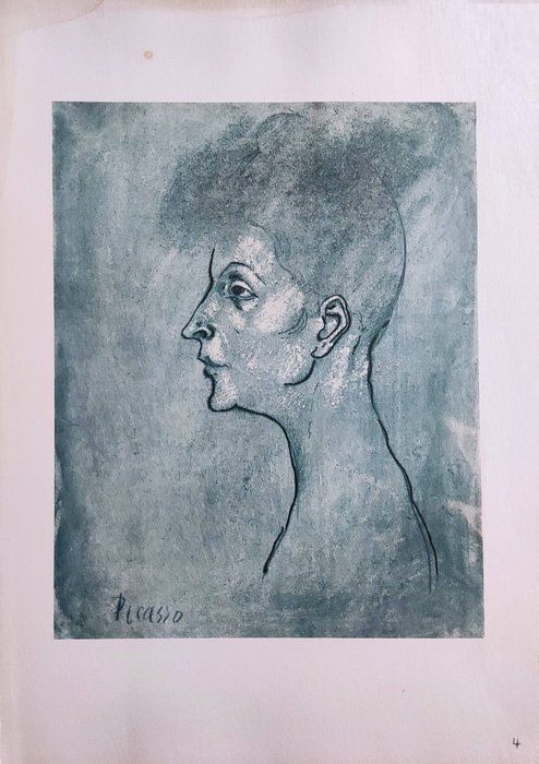 Pablo Picasso (1881-1973) - Head of a Woman (1905)