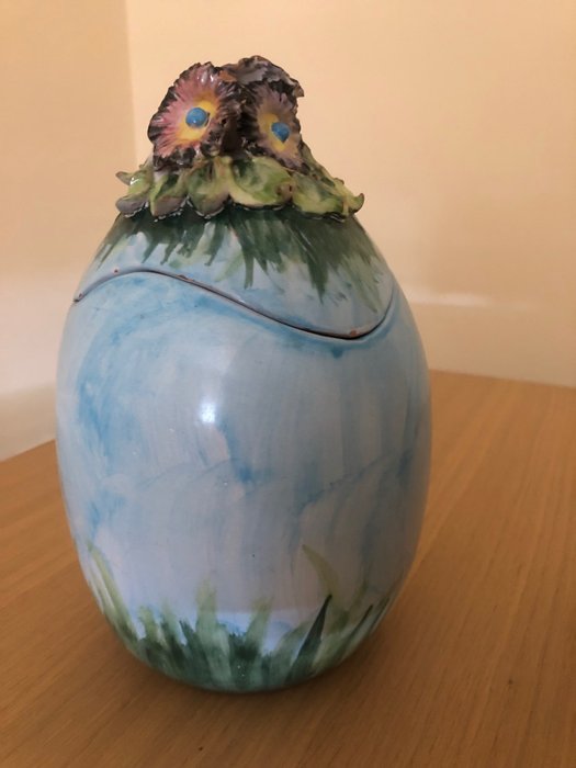 Solimene - Vase avec couvercle  - Céramique