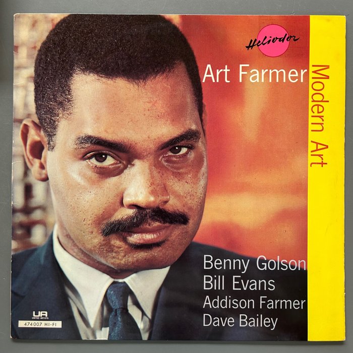 Art Farmer - Modern Art (White label PROMO!) - Μονός δίσκος βινυλίου - Mono, Promo pressing - 1958