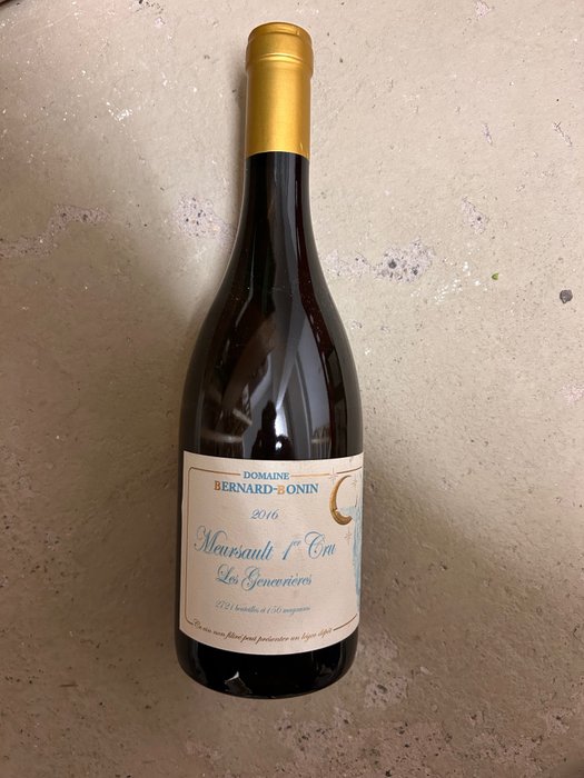2016 Bernard-Bonin "Genevrières" - Meursault 1er Cru - 1 Flasche (0,75Â l)