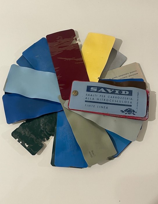 Farbkarte/Farbfächer/Mazzetta/Cartella Colori/Color Chart - Savid - 1950