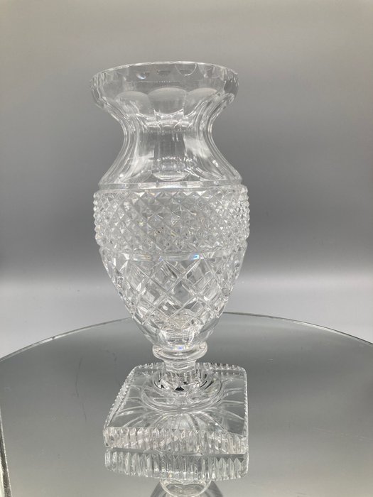 Val Saint Lambert - Baluster-Vase  - Kristall