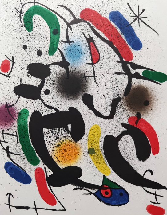 Joan Miro (1893-1983) - Litografía original VI