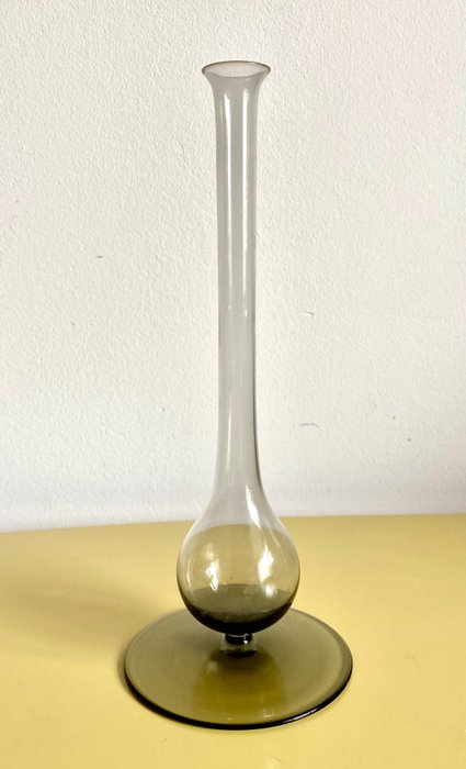 Glasfabriek Leerdam - A.D. Copier - 花瓶 -  蘭花  - 水晶