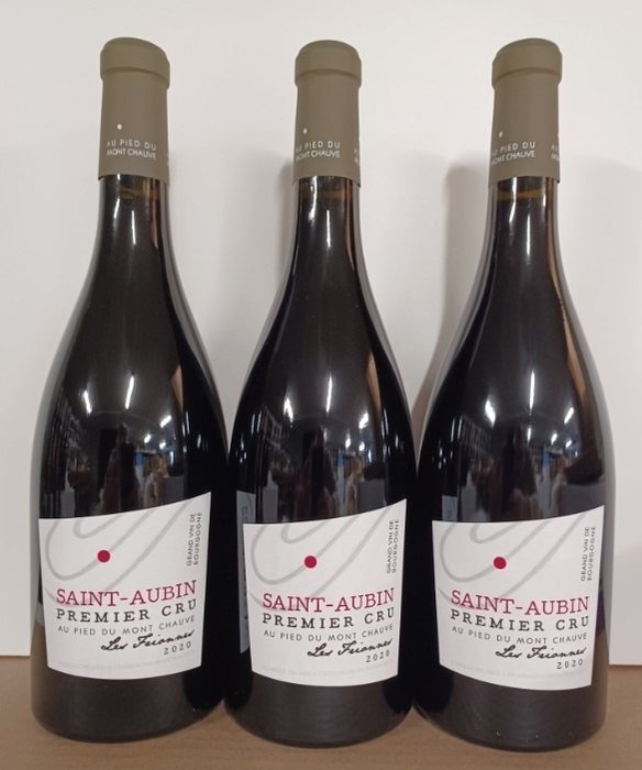 2020 Saint Aubin rouge "1er cru Les Frionnes" - Domaine Au Pied Du Mont Chauve - Borgoña 1er Cru - 3 Botellas (0,75 L)
