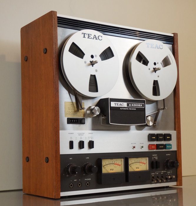 TEAC - A4300 SX / Auto-Reverse - 4 Track Reel to reel deck 18 cm