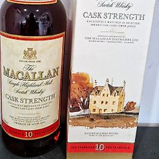 Macallan 10 years old – Cask Strength – Original bottling  – b. Jaren 1990 – 1 Litre