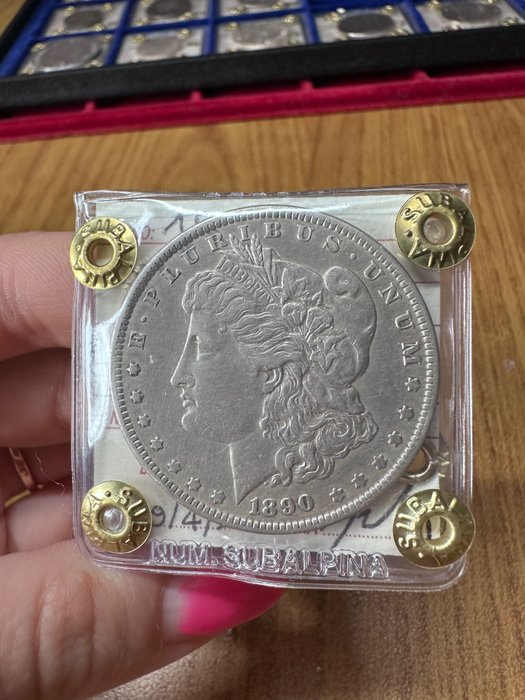 Förenta staterna. Morgan Dollar 1890  (Ingen mindstepris)