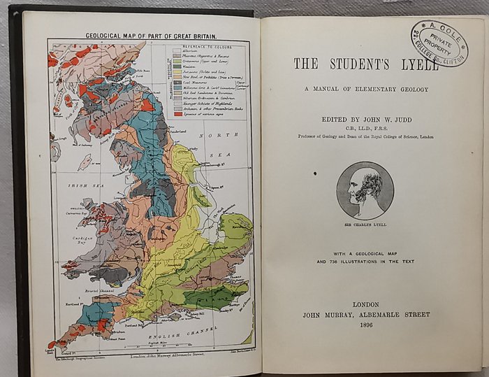 Sir Charles Lyell - The Student's Lyell. A Manual of Elementary Geology - 1896
