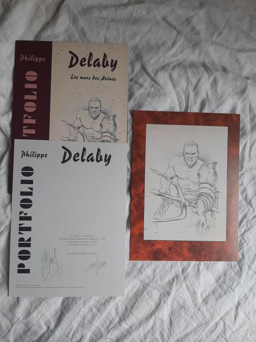 Delaby - Les murs des arènes - 1 Portafoglio di sagoma - 2002