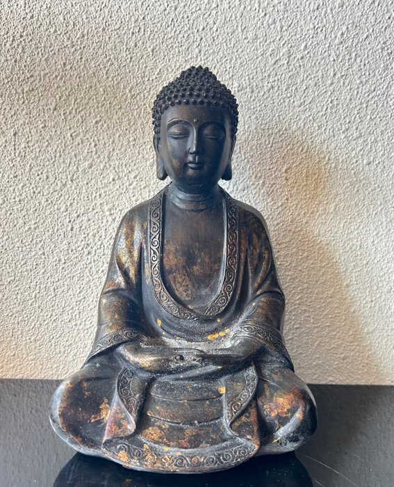 Buddha-Figur - Bronze - China - Ende des 20. Jahrhunderts