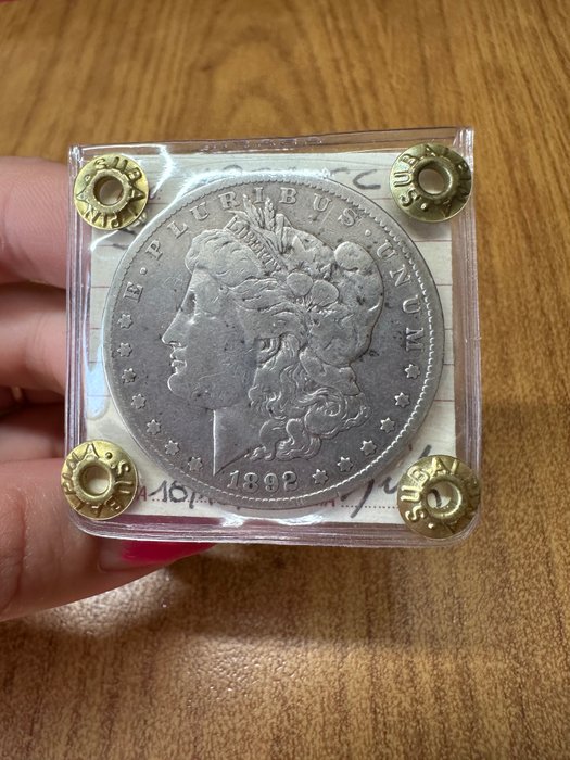 Verenigde Staten. Morgan Dollar 1892-CC KEY DATE!