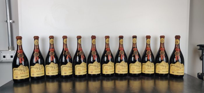1964 Pico della Mirandola - 巴罗洛 - 12 Bottles (0.72L)