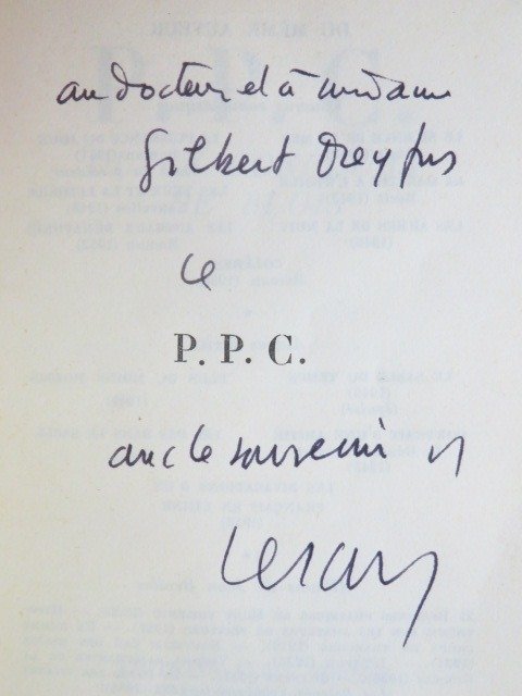 Signé; Vercors [Jean Bruller] - ‎P.P.C. [Pour prendre congé] ou le concours de Blois‎ - 1947