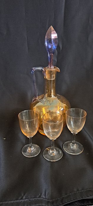 Karaff (4) - Karaff med glas - Glas