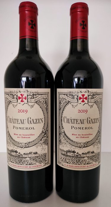 2019 Chateau Gazin - Pomerol - 2 Pullot (0.7 L)