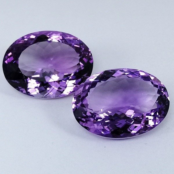 2 pcs  紫水晶 - 36.79 ct