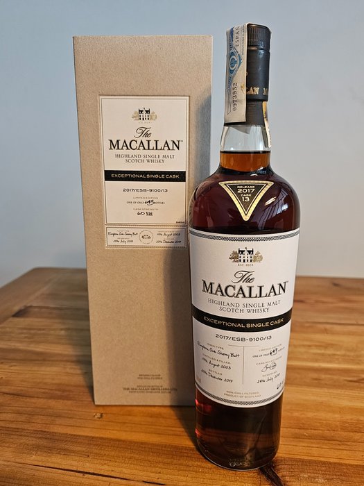 Macallan 2003 14 years old - Exceptional Single Cask 2017/ESB-9100/13 - Original bottling  - b. 2017  - 700ml