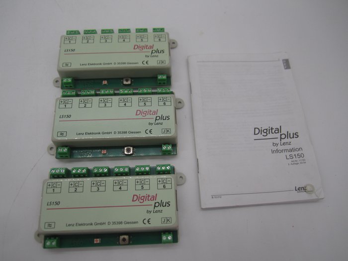 Lenz H0, N - LS150/11 500 - Elektronik (3) - 3x Sechsfach-Schaltdecoder