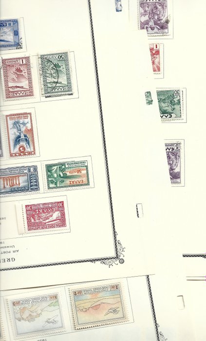 Grecja 1926/1958 - Kolekcja greckiej poczty lotniczej prawie kompletna z lat 1926–1958