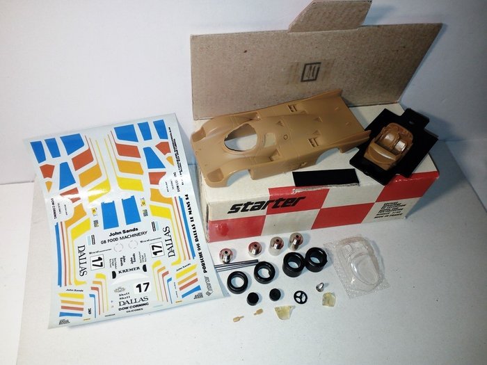 Starter 1:43 - 模型賽車 - Porsche 956 Gr.C Dallas Le Mans '84 #17 resin kit to built - ST84017K