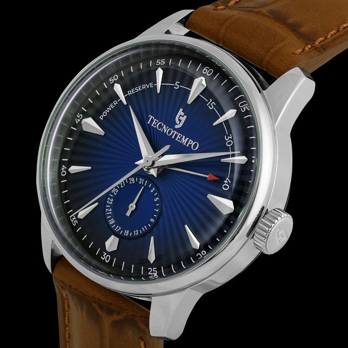 Tecnotempo® - Automatic "Power Reserve" - Limited Edition - Blue Dial - 没有保留价 - TT.50.PWBL - 男士 - 2011至现在