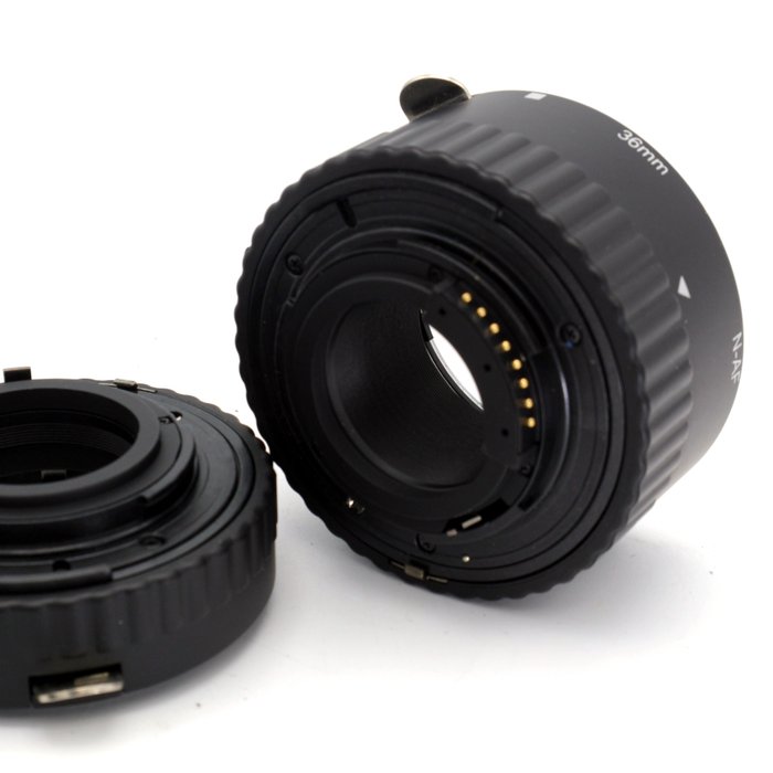 Digital Macro tussenringen AF voor Nikon 12mm, 20mm en 36mm Adaptateur d'objectif