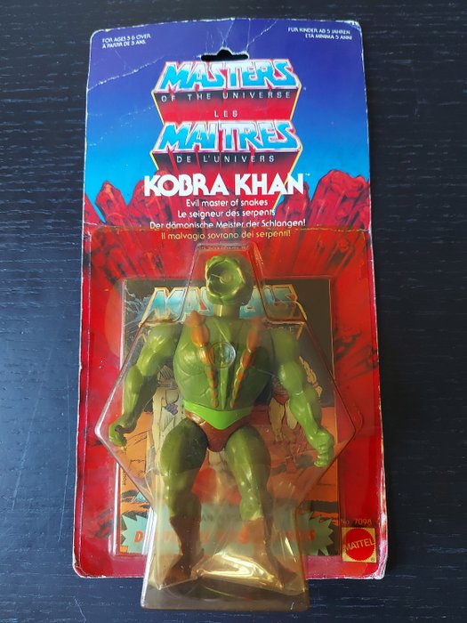 Mattel  - 可动人偶 Masters of the Universe Kobra Khan - 1980-1990 - 泰国