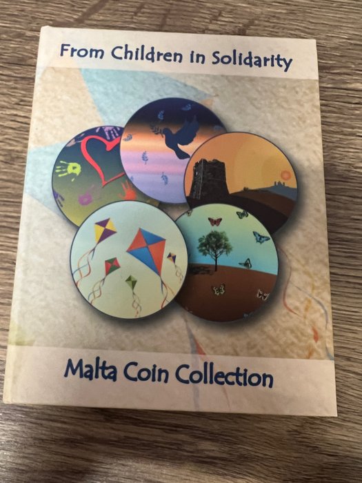 Malta. 2 Euro 2016/2020 "From Children in Solidarity" (5 coins)  (Bez ceny minimalnej
)