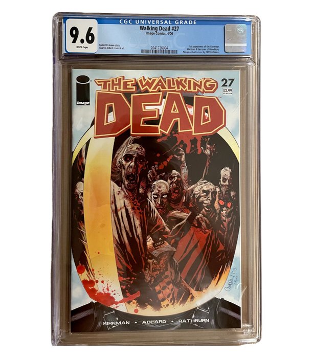 The Walking Dead #27 - 1st appearance of the Governor, Martinez & the town of Woodbury - 1 Graded comic - CGC