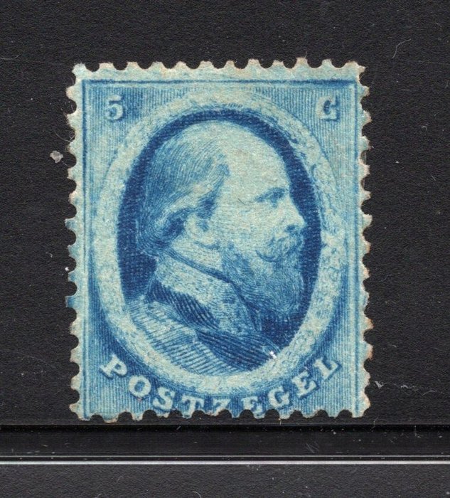 荷兰 1864 - 威廉三世国王 - 全球免运费 - NVPH 4AII