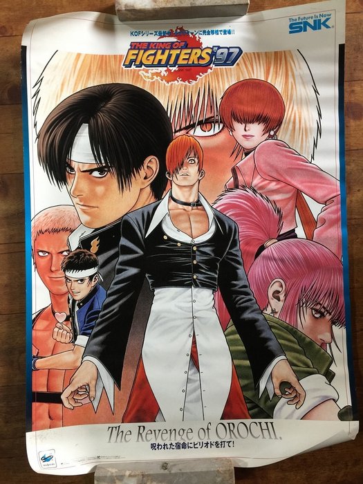 SNK - Poster / THE KING OF FIGHTERS '97 / Sega Saturn - 1990-tallet