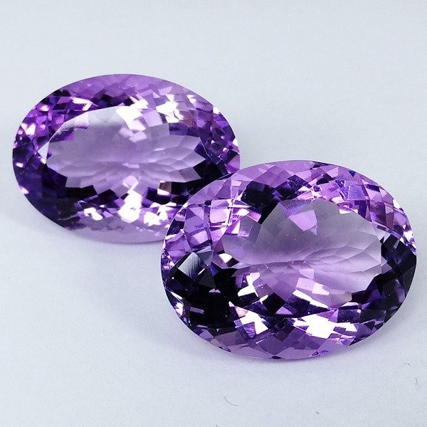 2 pcs  紫水晶 - 40.27 ct