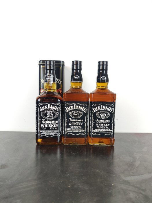 Jack Daniel's - Old No 7  - 70 cl - 3 flaschen