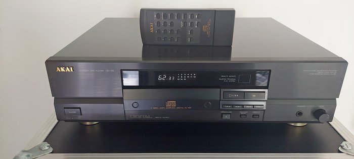 Akai - CD-25 with original remote - CD 唱機