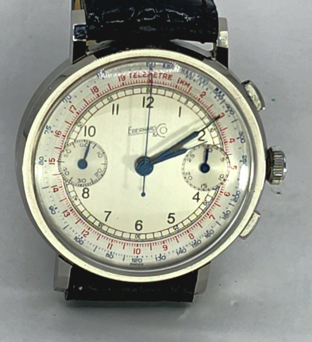 Eberhard & Co - Stahl Chronograph - Eigenkaliber Val. 65 - Homme - Suisse vers 1946