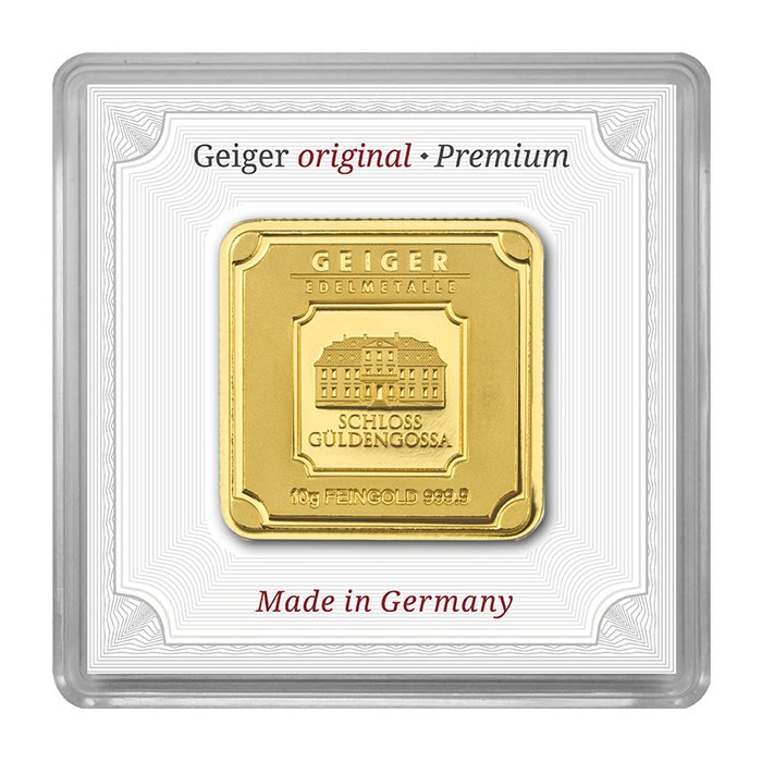 10 Gramm - Gold .999 - Versiegelt und mit Zertifikat