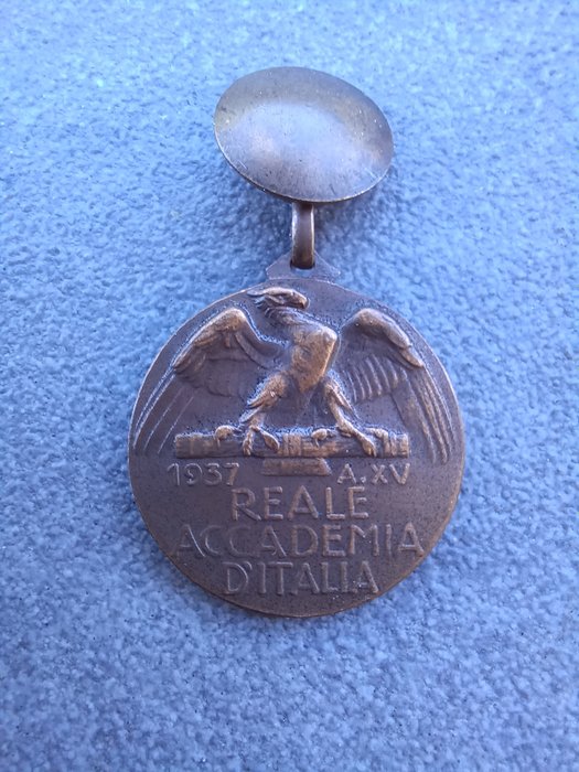 Italia - Mitali - Medaglia accademico d'Italia - 1937
