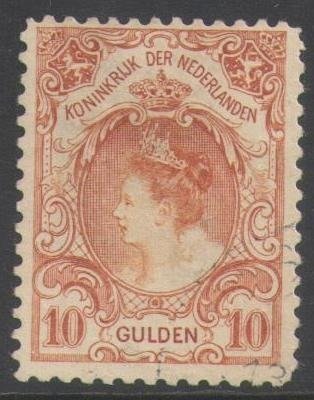 荷兰 1905 - 威廉敏娜女王“毛领” - NVPH 80