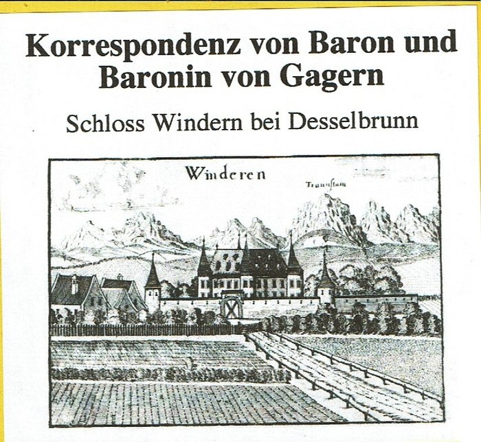 Nemzetközi  - Von Gagern báró és bárónő nemzetközi levelezése