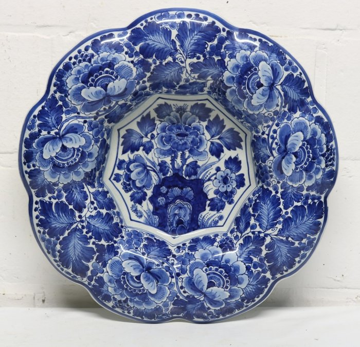 De Porceleyne Fles, Delft - Servierplatte - AS 944 BW - Keramik