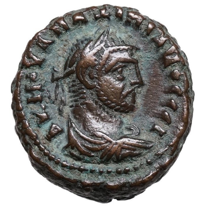 Römische Provinz. Maximian (286-305 n.u.Z.). Tetradrachm Alexandria, ELPIS mit Blume