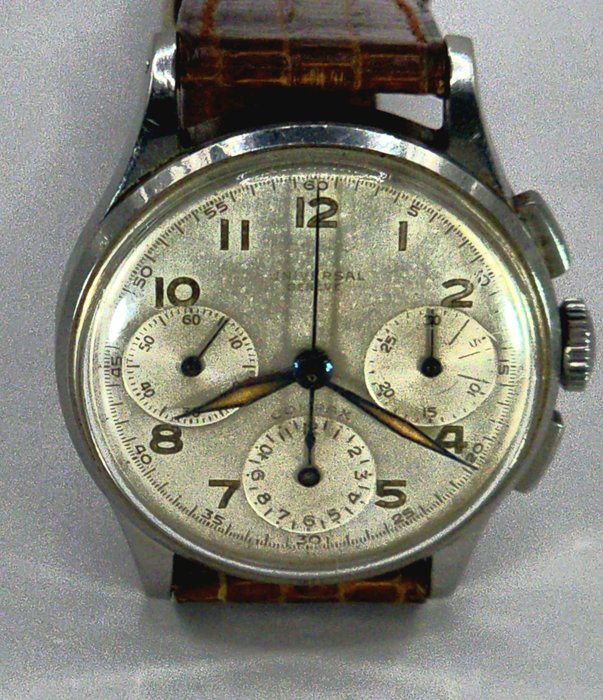 Universal Geneve - Stahl Chronograph - Compax -  Kaliber 285 - Homme - Suisse vers 1940